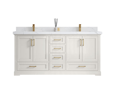 Boston 72 in. W x 22 in. D Double Sink Bathroom Vanity - Willow Bath and Vanity