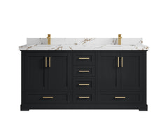 Boston 72 in. W x 22 in. D Double Sink Bathroom Vanity - photo 35