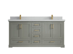 Boston 72 in. W x 22 in. D Double Sink Bathroom Vanity - photo 16