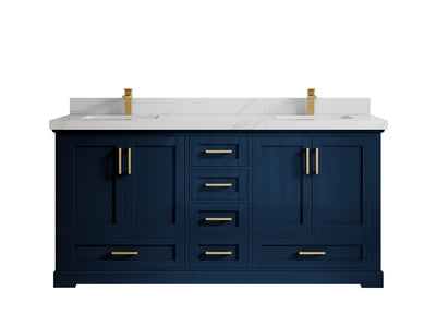Boston 72 in. W x 22 in. D Double Sink Bathroom Vanity - Willow Bath and Vanity