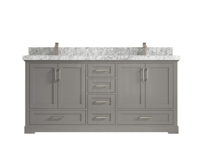 Boston 72 in. W x 22 in. D Double Sink Bathroom Vanity - Willow Bath and Vanity