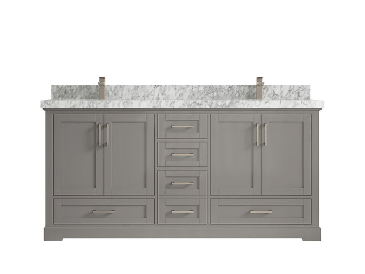 Boston 72 in. W x 22 in. D Double Sink Bathroom Vanity - photo 14