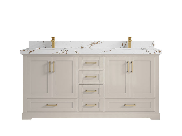 Boston 72 in. W x 22 in. D Double Sink Bathroom Vanity - photo 35
