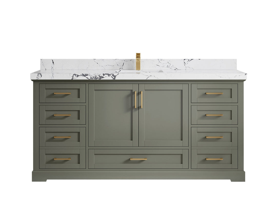 Boston 72 in. W x 22 in. D Single Sink Bathroom Vanity - Willow Bath and Vanity