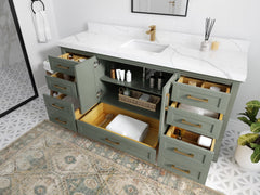 Boston 72 in. W x 22 in. D Single Sink Bathroom Vanity - photo 3