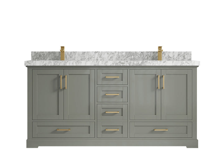 Boston 72 in. W x 22 in. D Double Sink Bathroom Vanity - photo 14