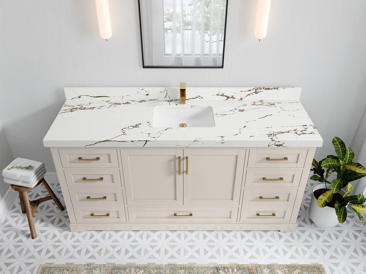 Boston 72 in. W x 22 in. D Single Sink Bathroom Vanity - photo 35