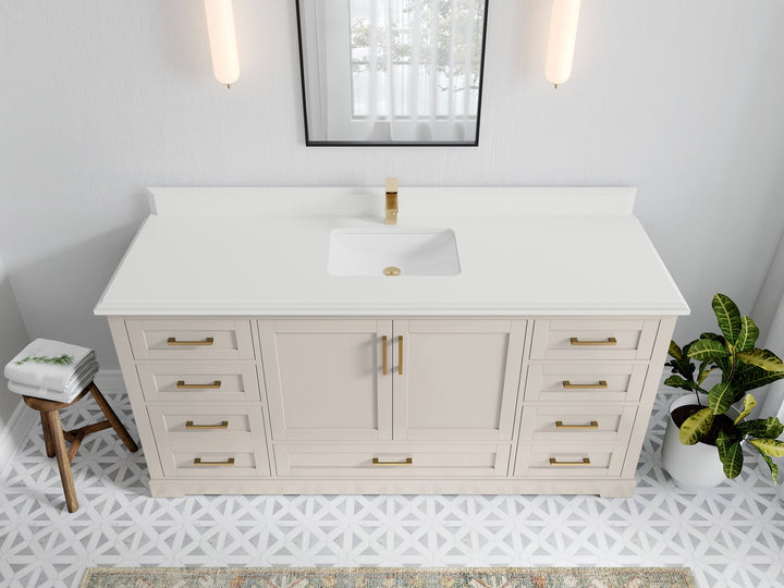 Boston 72 in. W x 22 in. D Single Sink Bathroom Vanity - photo 27