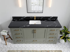 Boston 72 in. W x 22 in. D Single Sink Bathroom Vanity - photo 11