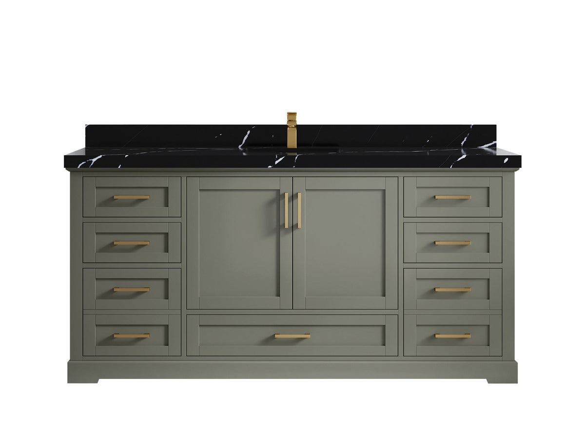 Boston 72 in. W x 22 in. D Single Sink Bathroom Vanity - Willow Bath and Vanity