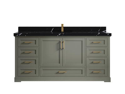 Boston 72 in. W x 22 in. D Single Sink Bathroom Vanity - Willow Bath and Vanity