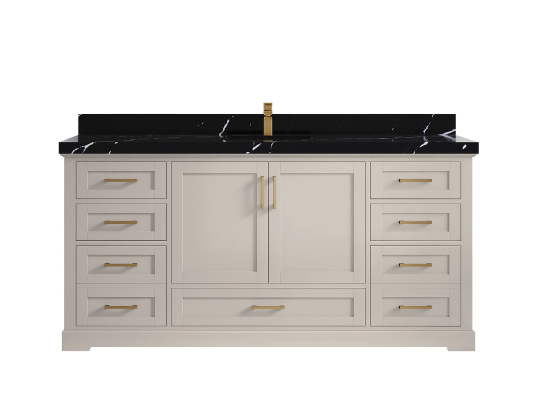 Boston 72 in. W x 22 in. D Single Sink Bathroom Vanity - Willow Bath and Vanity