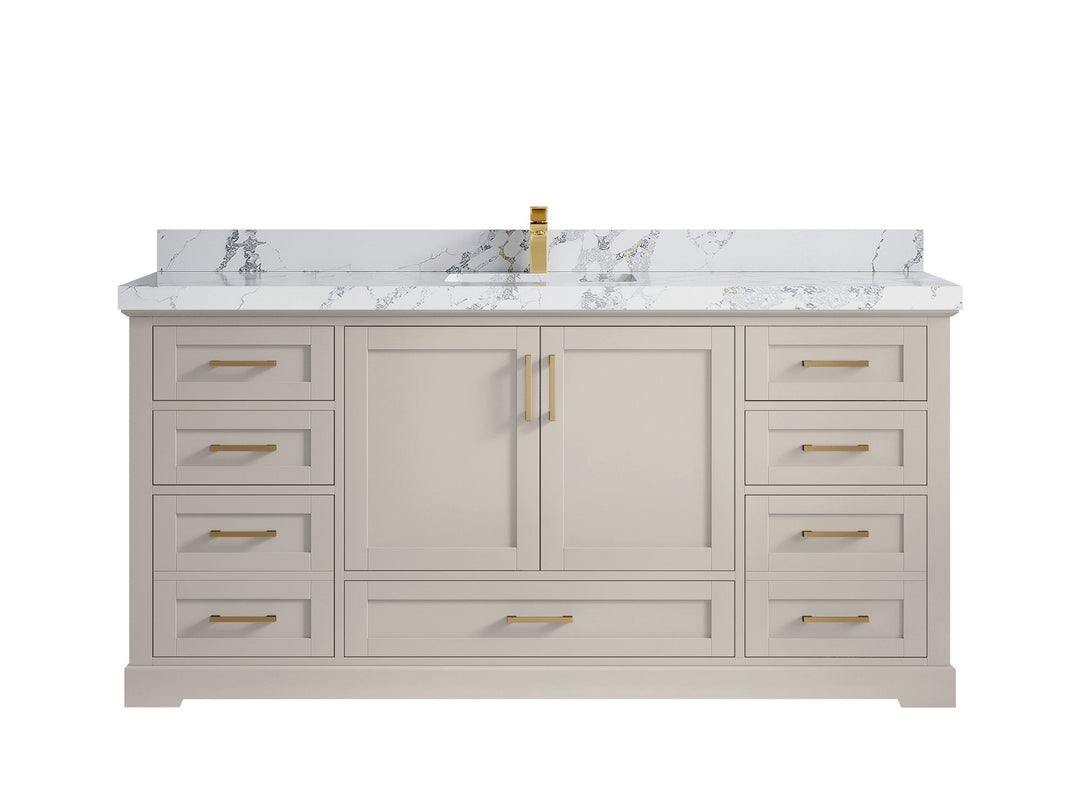 Boston 72 in. W x 22 in. D Single Sink Bathroom Vanity - Willow Bath and Vanity