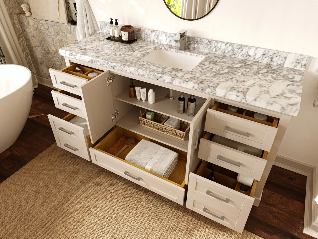 Boston 72 in. W x 22 in. D Single Sink Bathroom Vanity - Willow Bath and Vanity