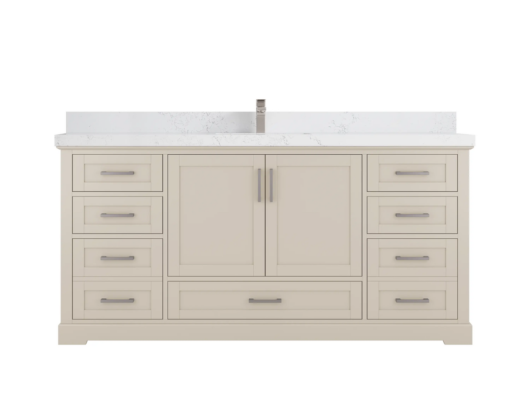 Boston 72 in. W x 22 in. D Single Sink Bathroom Vanity - Willow Bath and Vanity