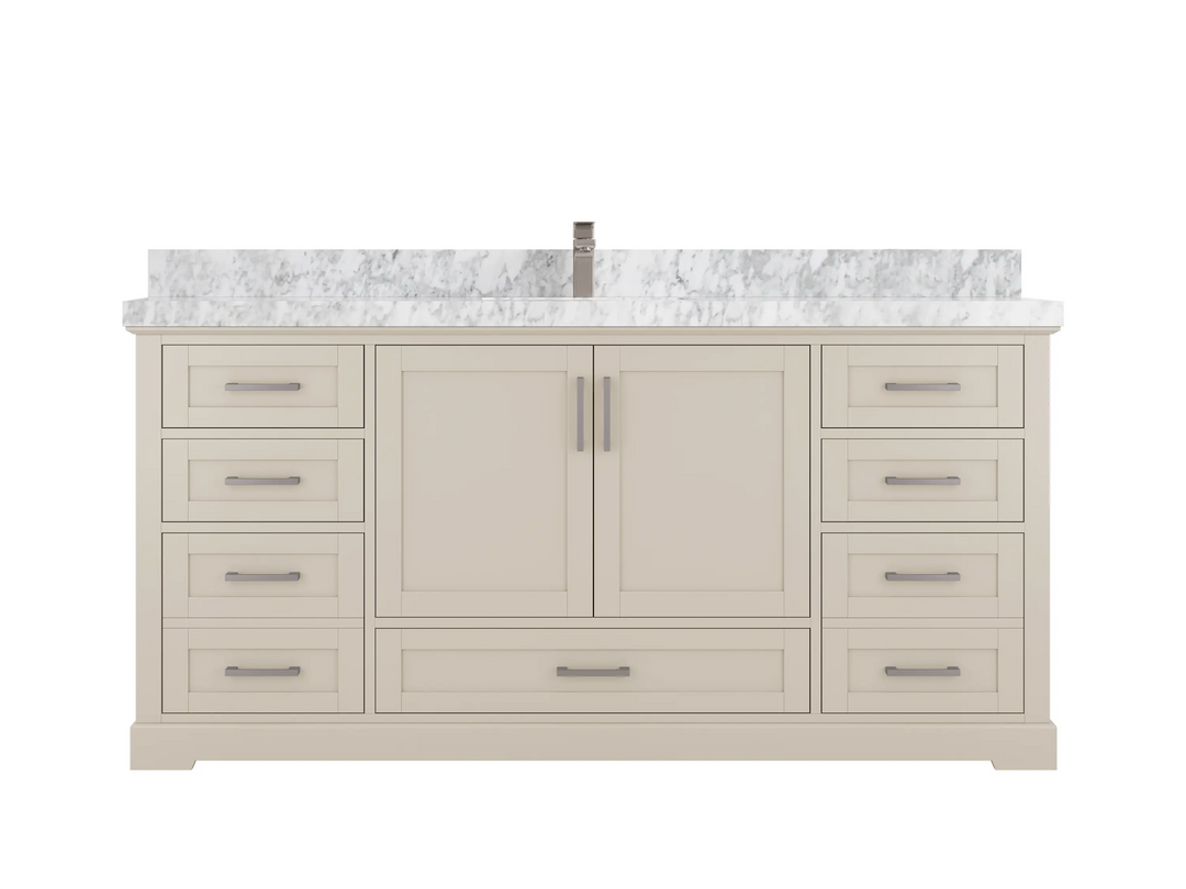 Boston 72 in. W x 22 in. D Single Sink Bathroom Vanity - Willow Bath and Vanity