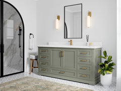 Boston 72 in. W x 22 in. D Single Sink Bathroom Vanity - photo 2