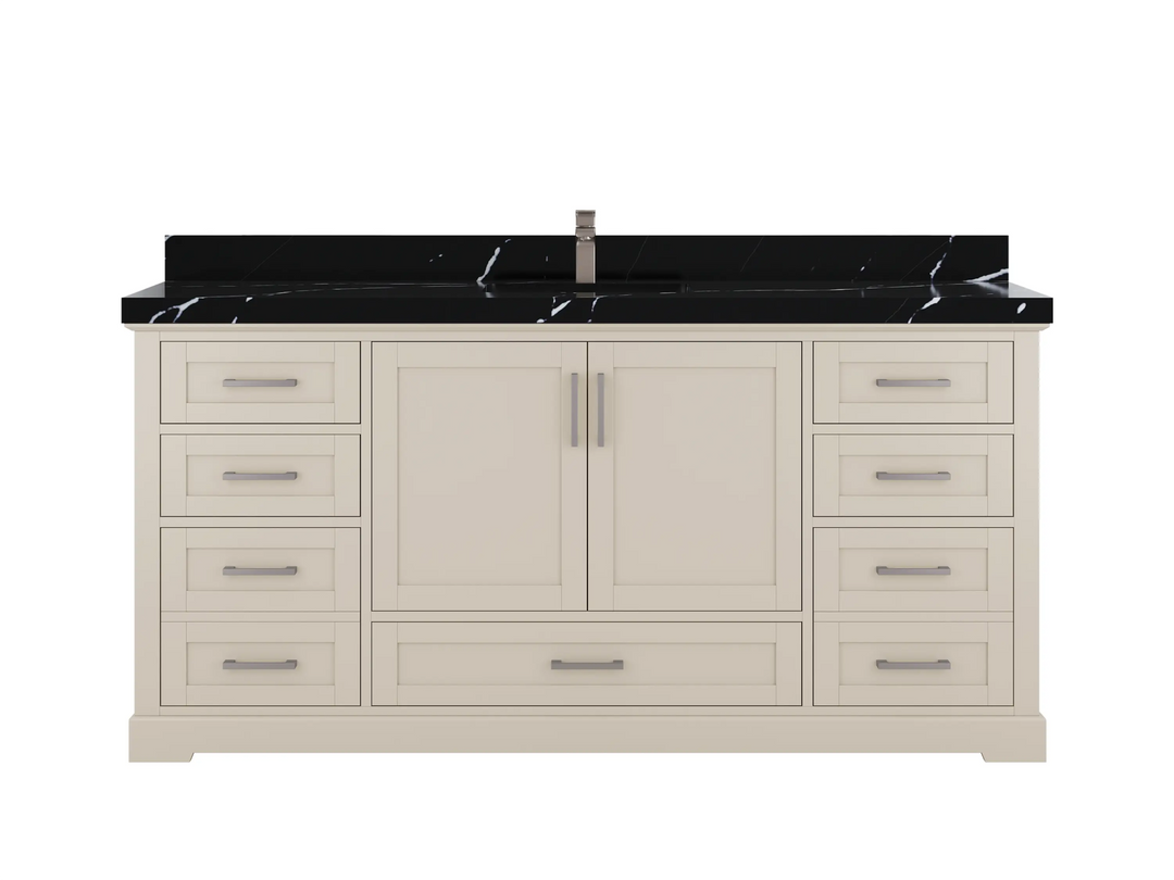 Boston 72 in. W x 22 in. D Single Sink Bathroom Vanity - Willow Bath and Vanity