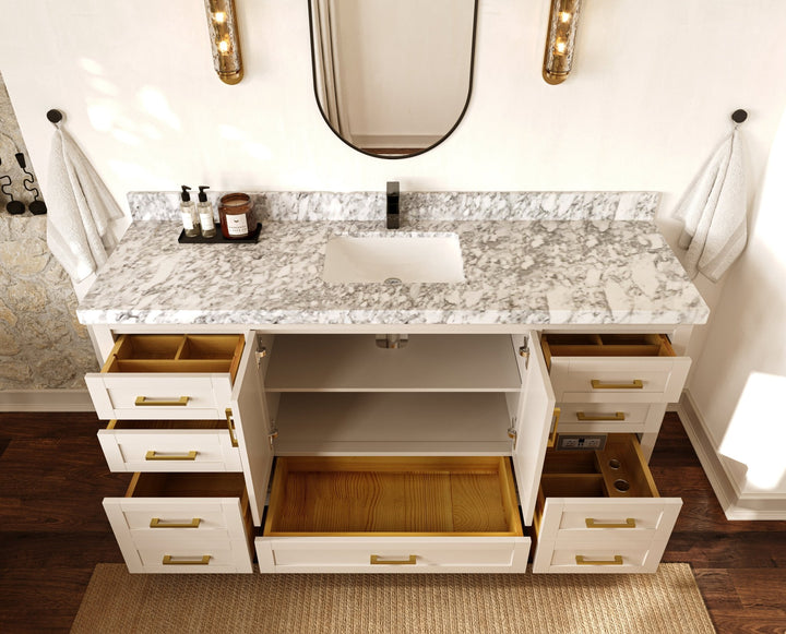 Boston 72 in. W x 22 in. D Single Sink Bathroom Vanity - photo 4