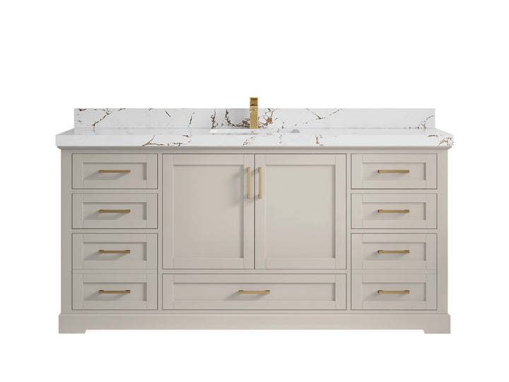 Boston 72 in. W x 22 in. D Single Sink Bathroom Vanity - photo 36