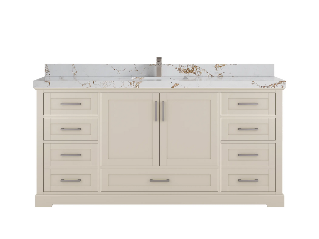 Boston 72 in. W x 22 in. D Single Sink Bathroom Vanity - Willow Bath and Vanity