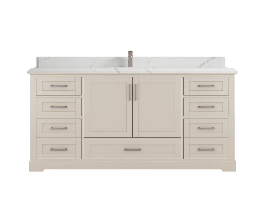Boston 72 in. W x 22 in. D Single Sink Bathroom Vanity - Willow Bath and Vanity