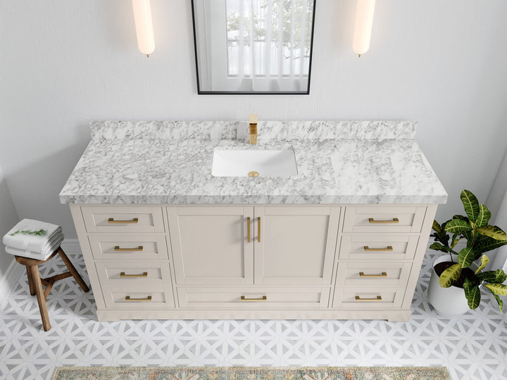 Boston 72 in. W x 22 in. D Single Sink Bathroom Vanity - photo 7