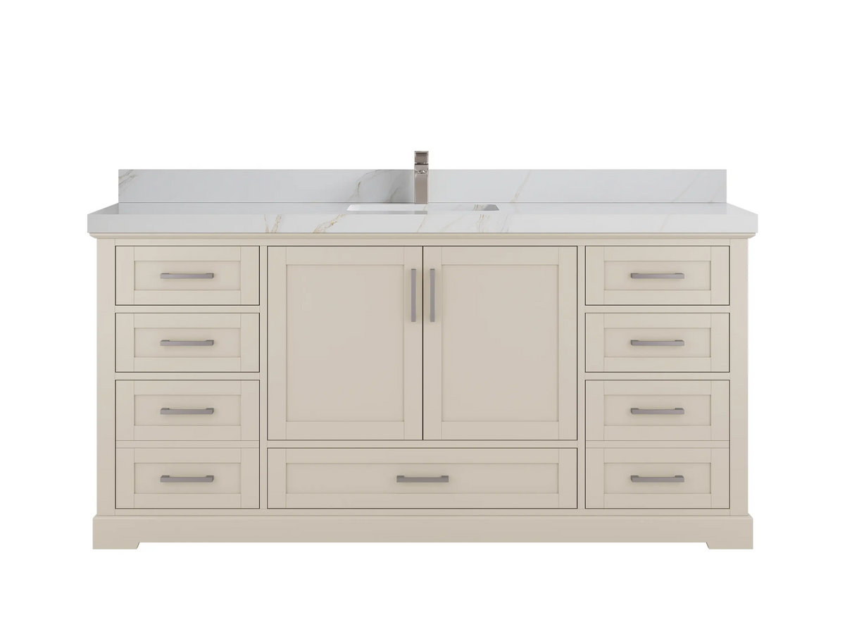 Boston 72 in. W x 22 in. D Single Sink Bathroom Vanity - Willow Bath and Vanity