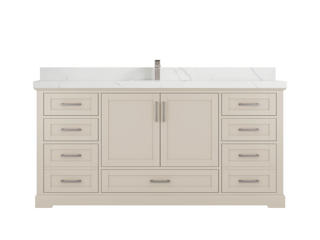 Boston 72 in. W x 22 in. D Single Sink Bathroom Vanity - Willow Bath and Vanity