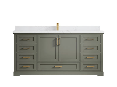 Boston 72 in. W x 22 in. D Single Sink Bathroom Vanity - Willow Bath and Vanity