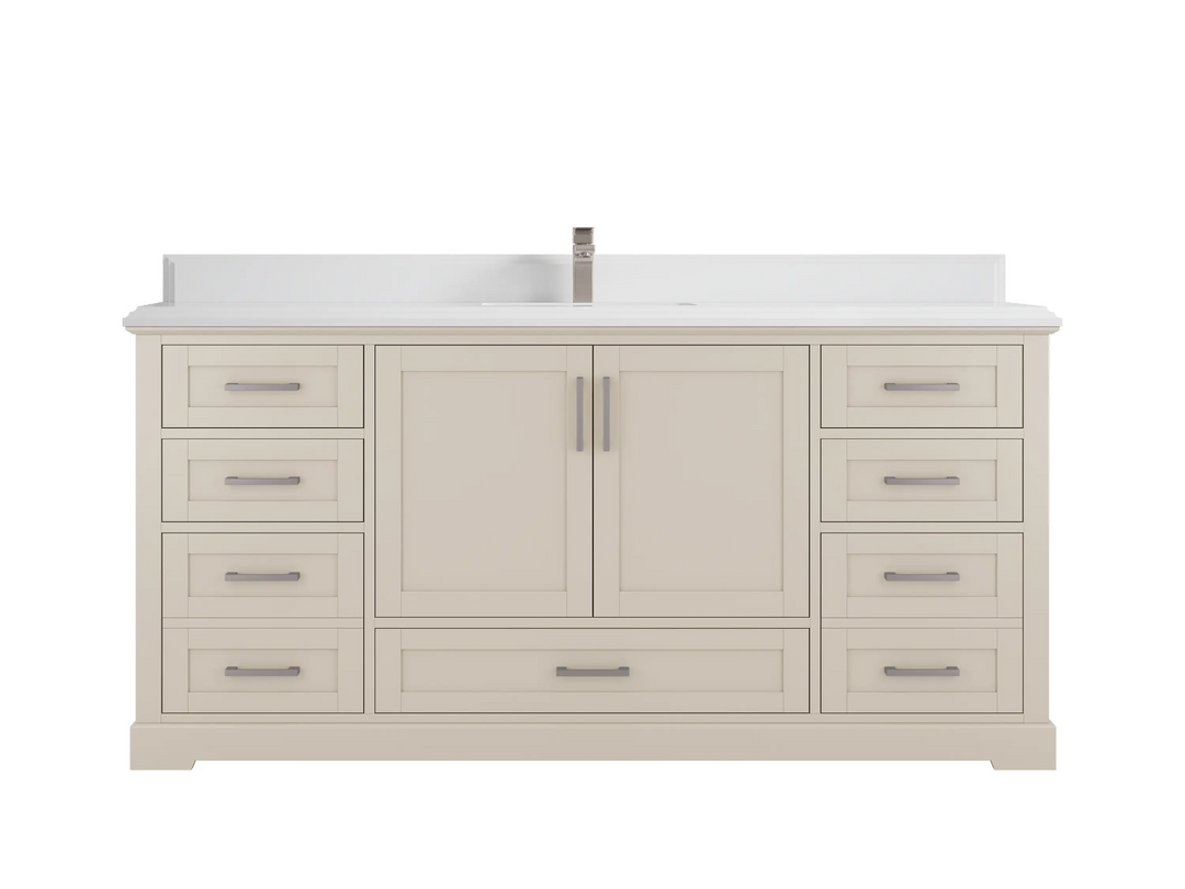 Boston 72 in. W x 22 in. D Single Sink Bathroom Vanity - Willow Bath and Vanity
