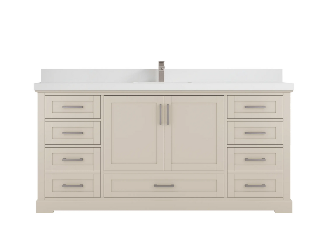 Boston 72 in. W x 22 in. D Single Sink Bathroom Vanity - Willow Bath and Vanity