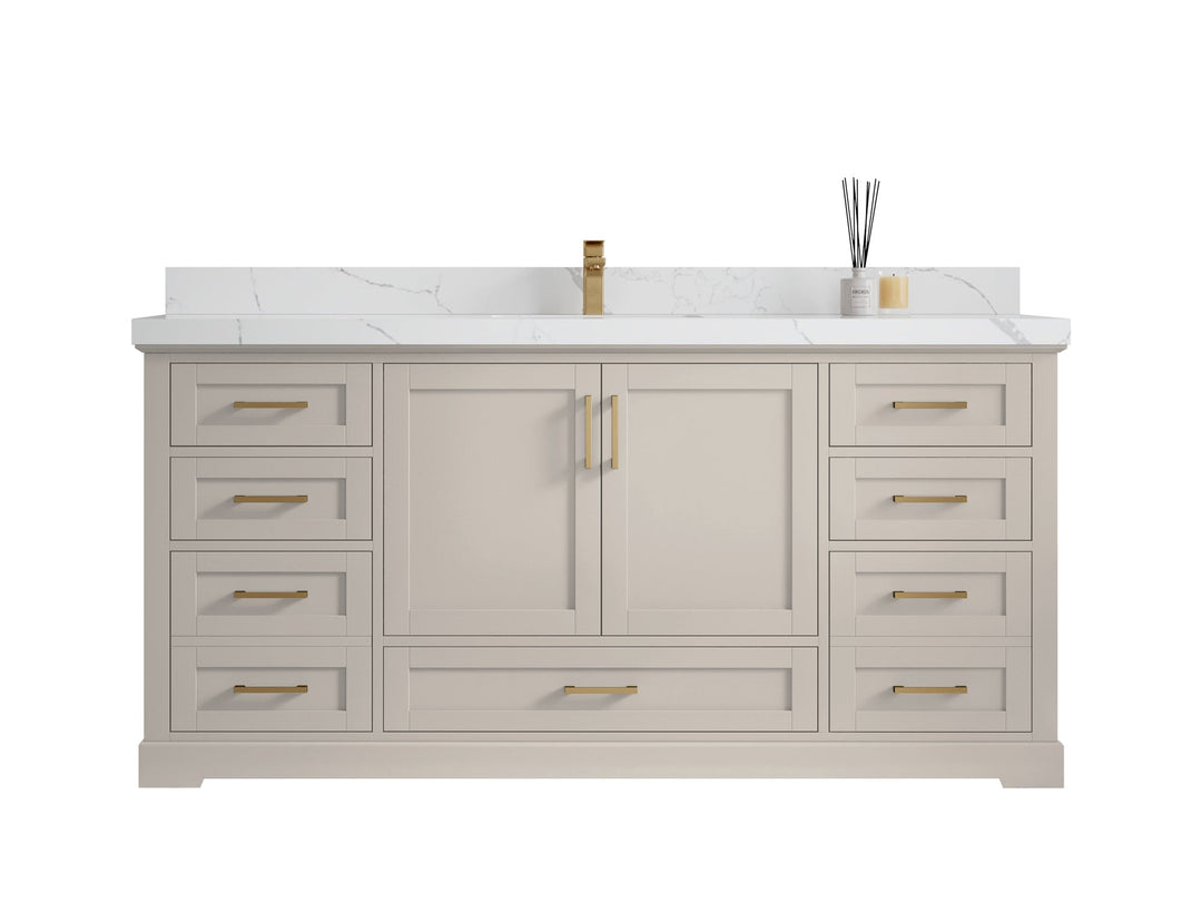 Boston 72 in. W x 22 in. D Single Sink Bathroom Vanity - Willow Bath and Vanity