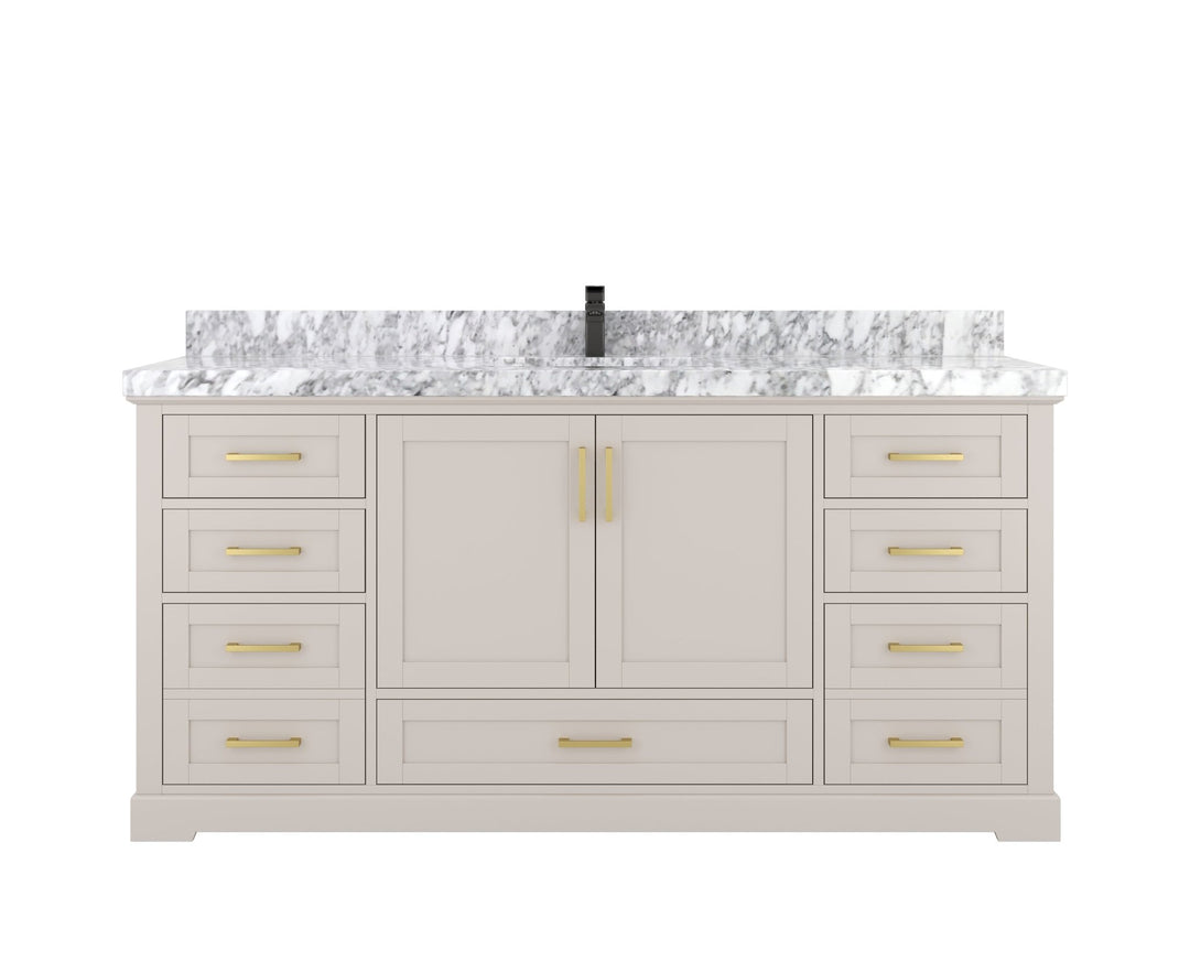 Boston 72 in. W x 22 in. D Single Sink Bathroom Vanity - Willow Bath and Vanity