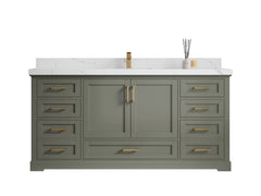 Boston 72 in. W x 22 in. D Single Sink Bathroom Vanity - photo 1
