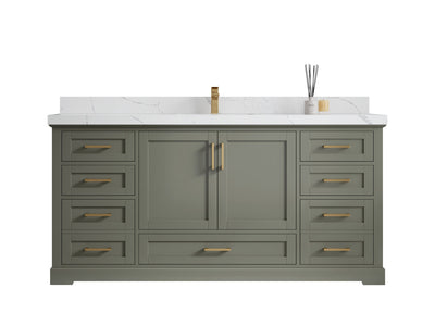 Boston 72 in. W x 22 in. D Single Sink Bathroom Vanity - Willow Bath and Vanity