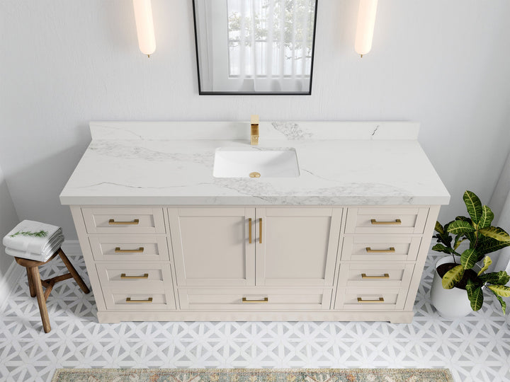 Boston 72 in. W x 22 in. D Single Sink Bathroom Vanity - photo 17