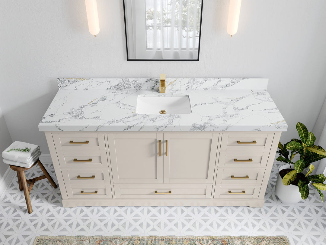 Boston 72 in. W x 22 in. D Single Sink Bathroom Vanity - Willow Bath and Vanity