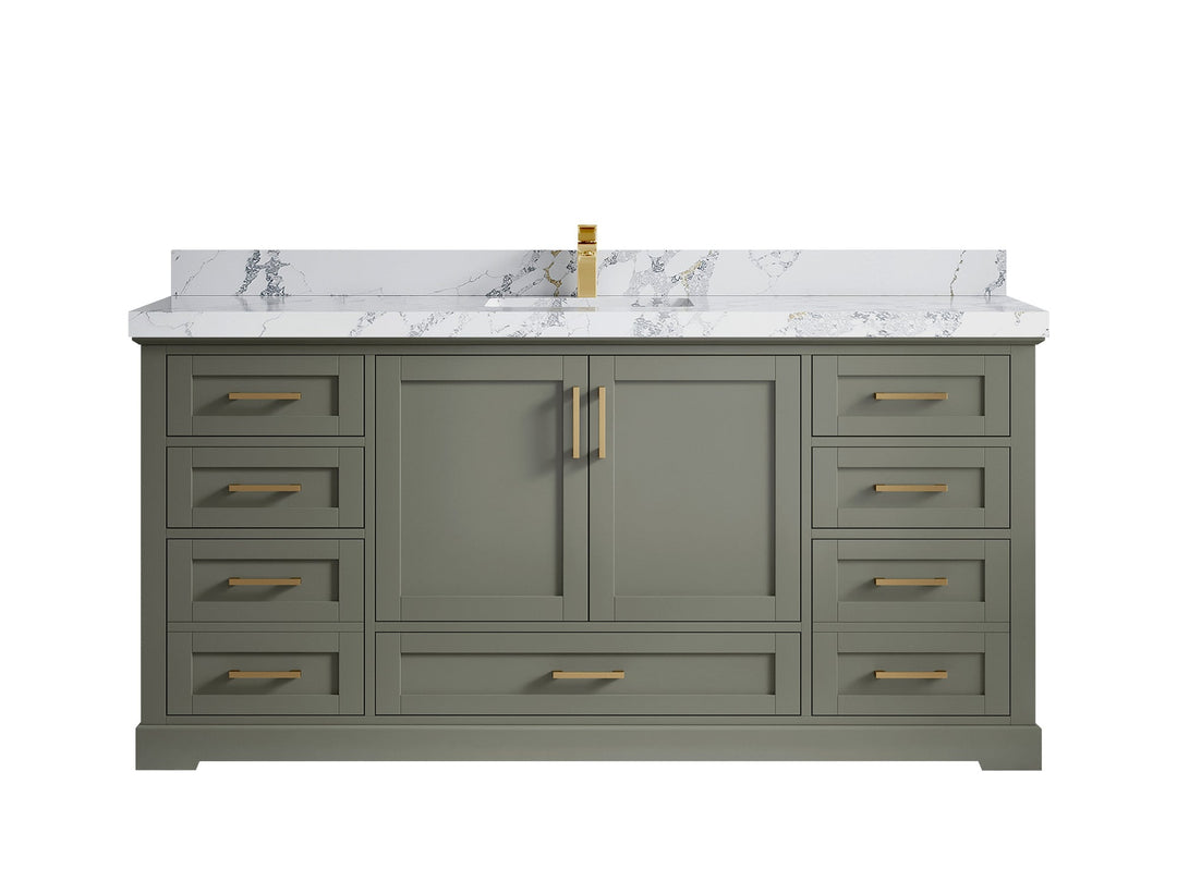 Boston 72 in. W x 22 in. D Single Sink Bathroom Vanity - Willow Bath and Vanity
