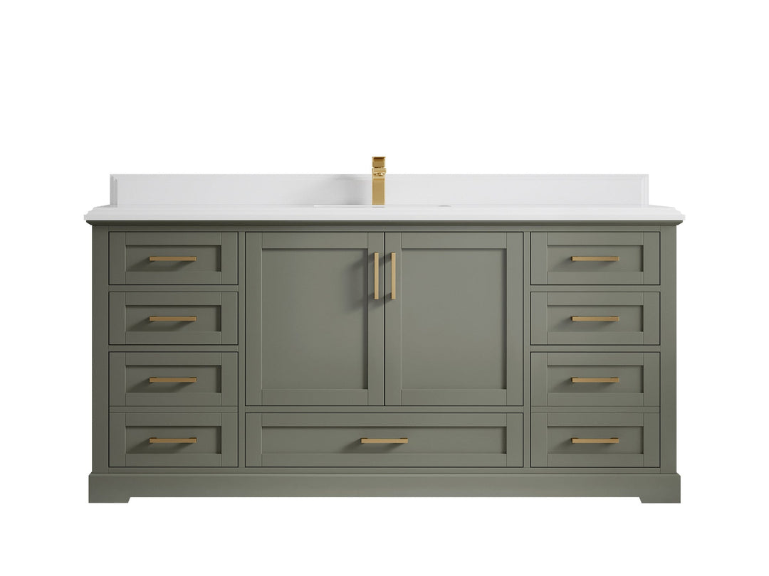 Boston 72 in. W x 22 in. D Single Sink Bathroom Vanity - Willow Bath and Vanity