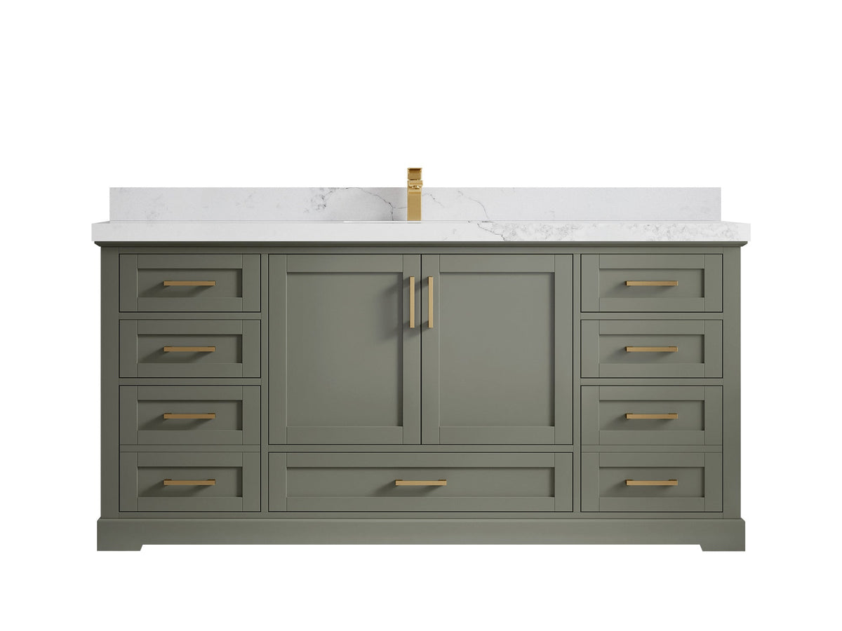 Boston 72 in. W x 22 in. D Single Sink Bathroom Vanity - Willow Bath and Vanity