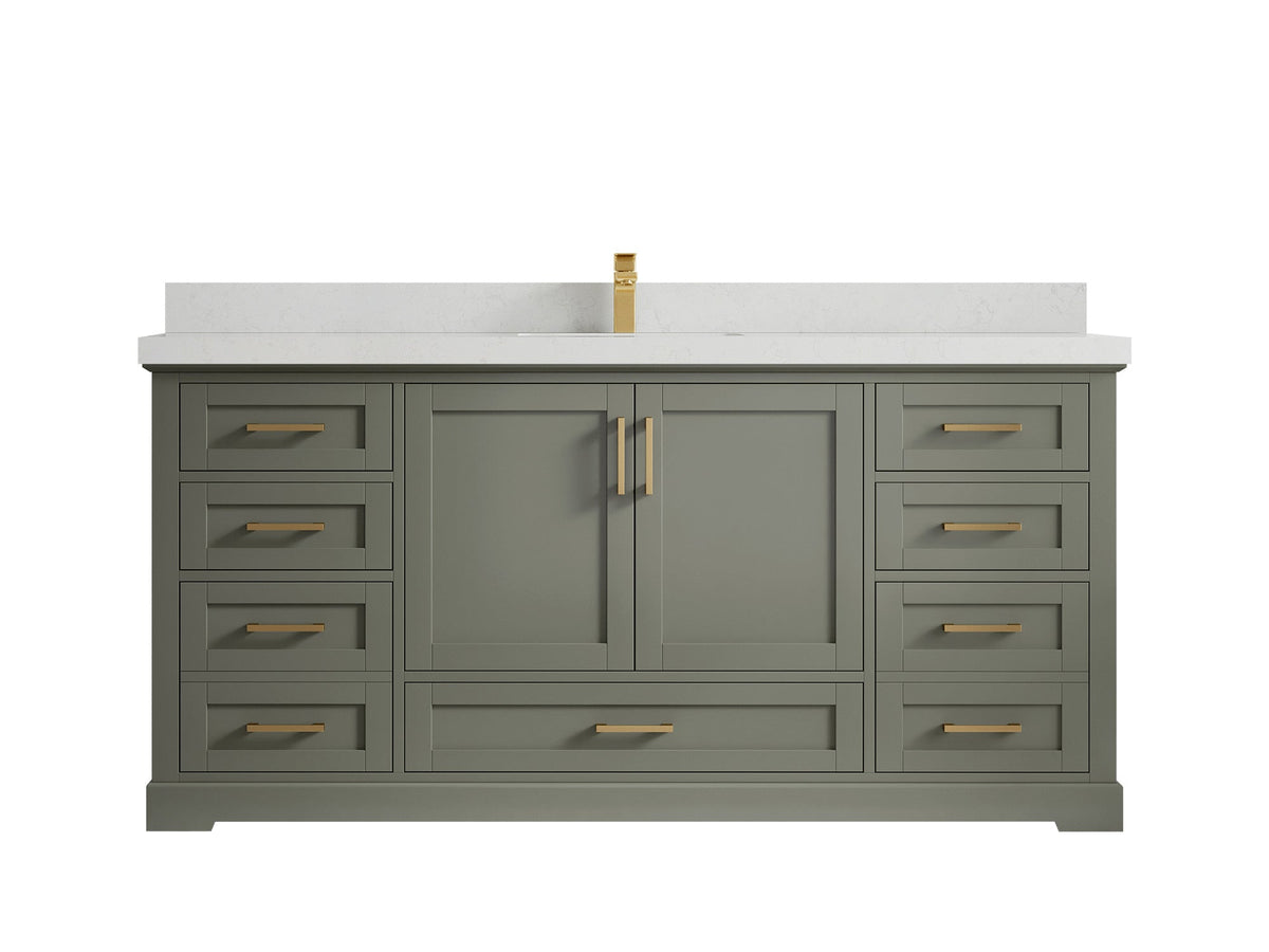 Boston 72 in. W x 22 in. D Single Sink Bathroom Vanity - Willow Bath and Vanity