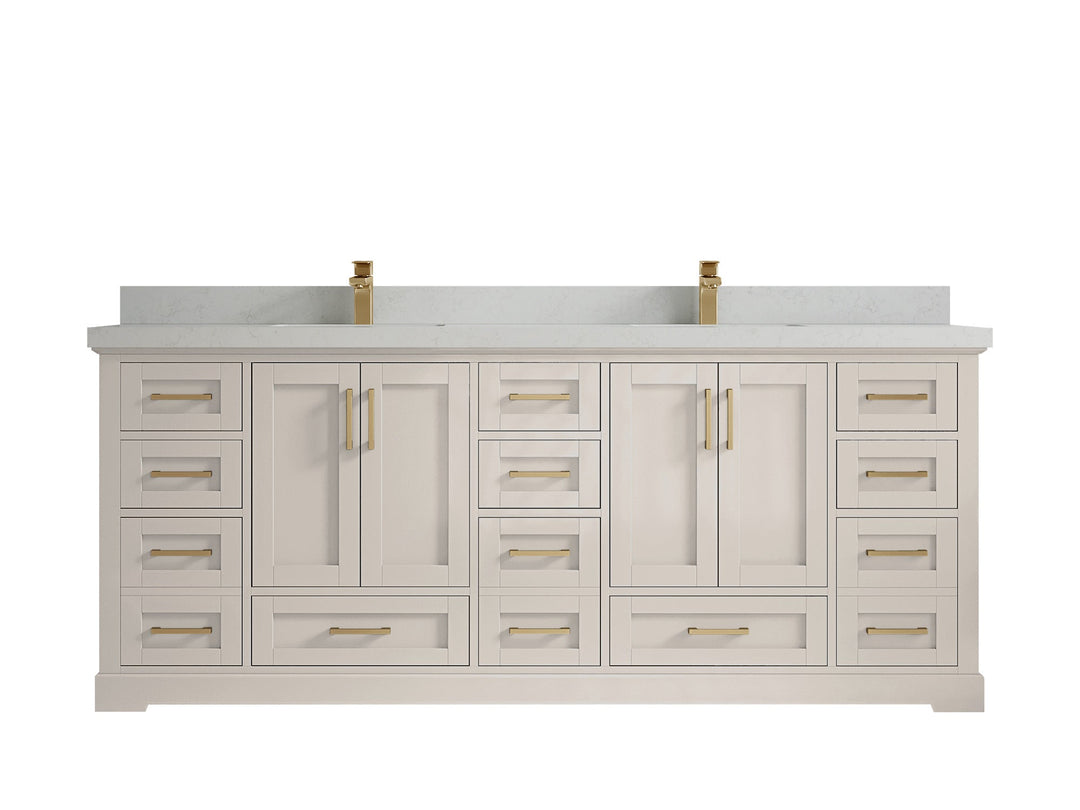 Boston 84 in. W x 22 in. D Double Sink Bathroom Vanity - Willow Bath and Vanity
