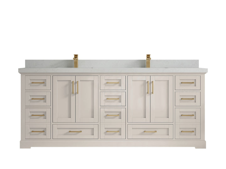 Boston 84 in. W x 22 in. D Double Sink Bathroom Vanity - photo 15