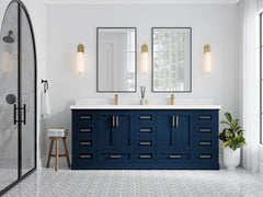 Boston 84 in. W x 22 in. D Double Sink Bathroom Vanity - photo 4