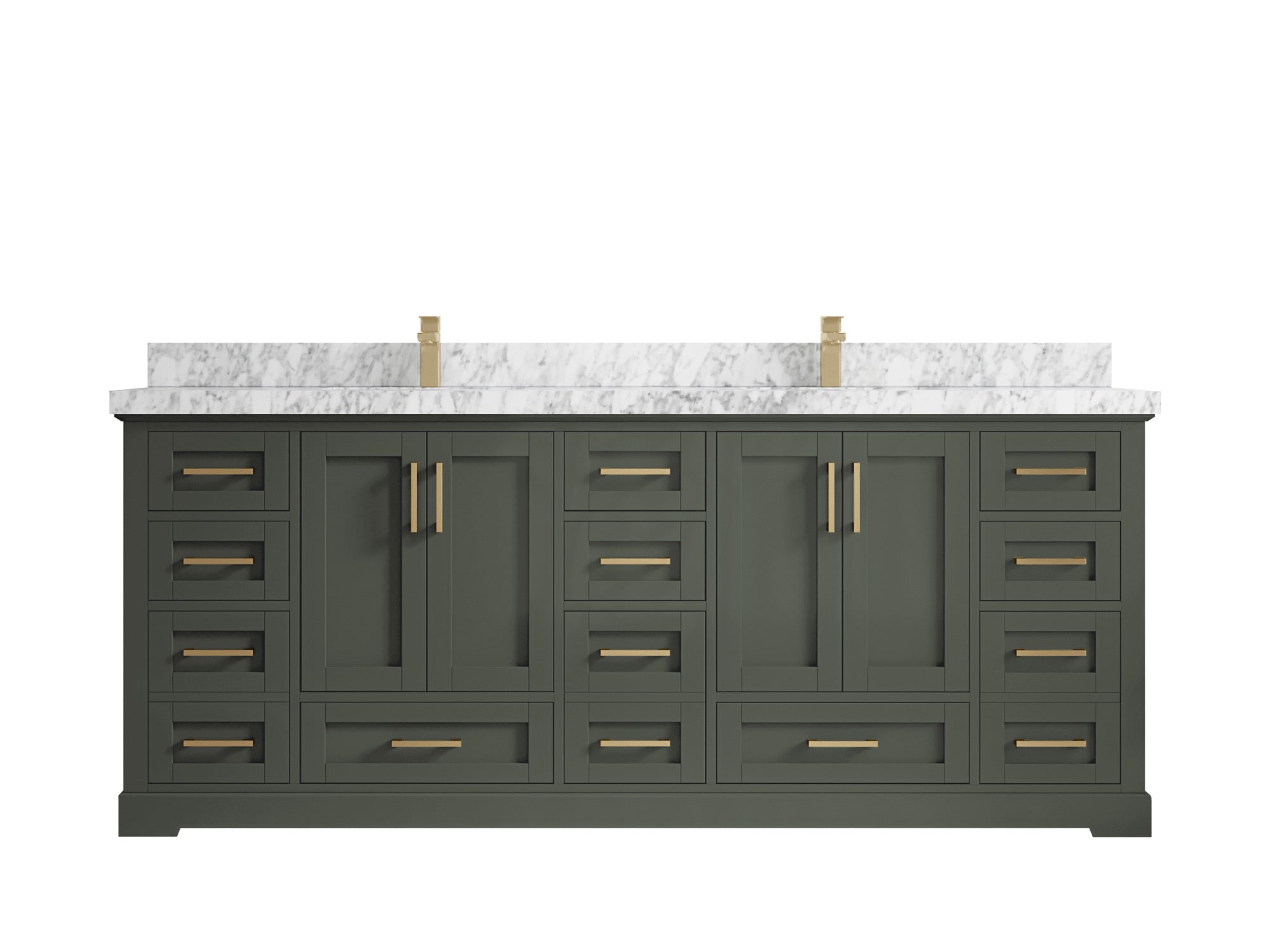 Boston 84 in. W x 22 in. D Double Sink Bathroom Vanity - Willow Bath and Vanity