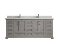 Boston 84 in. W x 22 in. D Double Sink Bathroom Vanity - photo 16