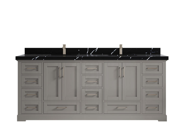 Boston 84 in. W x 22 in. D Double Sink Bathroom Vanity - photo 18