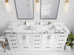 Boston 84 in. W x 22 in. D Double Sink Bathroom Vanity - photo 38