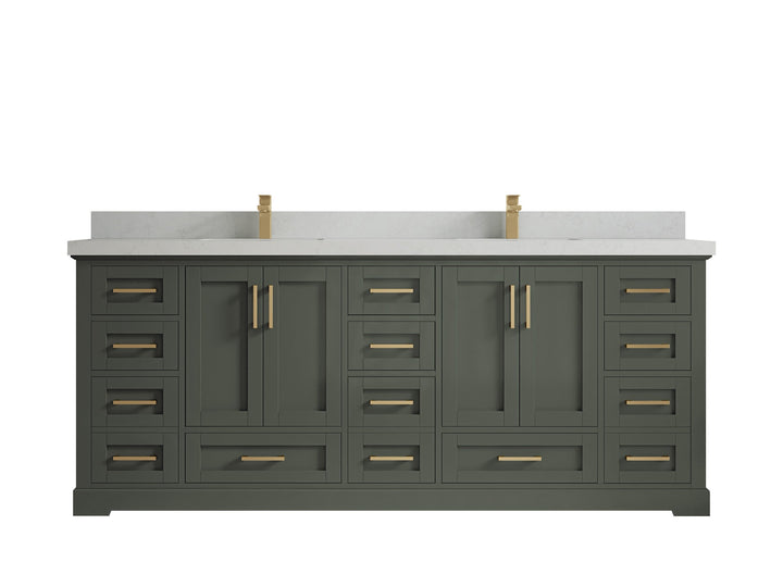 Boston 84 in. W x 22 in. D Double Sink Bathroom Vanity - photo 16